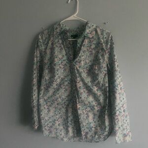 Talbots Multicolor Floral Blouse